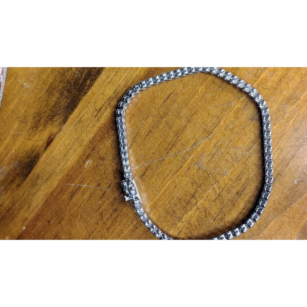 Lot Of 3 Pieces Jewelry Sterling Bracelet, Sterling Ring,Marked M Brooch - Picture 11 of 12